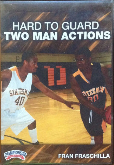Hard To Guard Two Man Actions by Fran Fraschilla Instructional Basketball Coaching Video